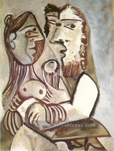 Homme et Femme 1971 cubisme Pablo Picasso Peintures à l'huile